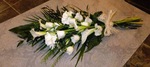 calla Lillie  sheaf local and free delivery funeral flower tribute  cheap colourful traditional darlington and surrounding areas  hand made artificial funeral  florist darlington