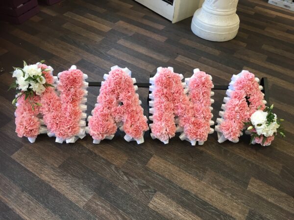 Nana Tribute made with Carnations