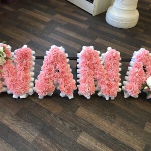 Nana Tribute made with Carnations